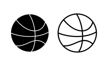 Basketball icon vector for web and mobile app. Basketball ball sign and symbol