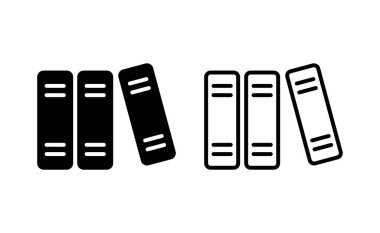 Web ve mobil uygulama için kütüphane simgesi vektörü. eğitim işareti ve sembol