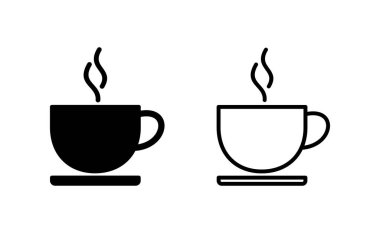 coffee cup icon vector for web and mobile app. cup a coffee sign and symbol