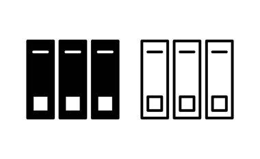 Web ve mobil uygulama için kütüphane simgesi vektörü. eğitim işareti ve sembol