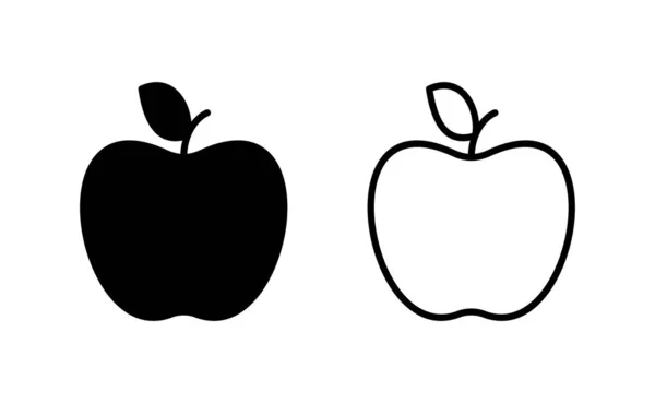 Apple Icon Vektor Für Web Und Mobile App Apple Zeichen — Stockvektor