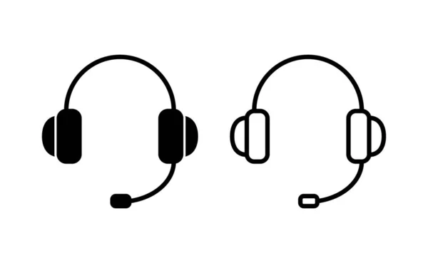 Headphone Icon Vector Web Mobile App Headphone Sign Symbol — Image vectorielle