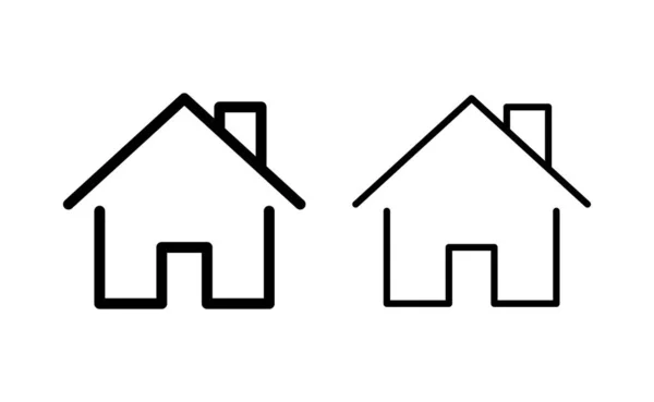 Wektor Ikony Domu Dla Aplikacji Internetowej Mobilnej Znak Domowy Symbol — Wektor stockowy