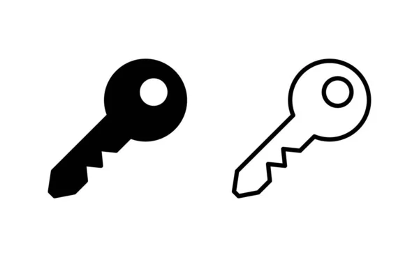 Schlüsselsymbol Vektor Für Web Und Mobile App Schlüsselzeichen Und Symbol — Stockvektor