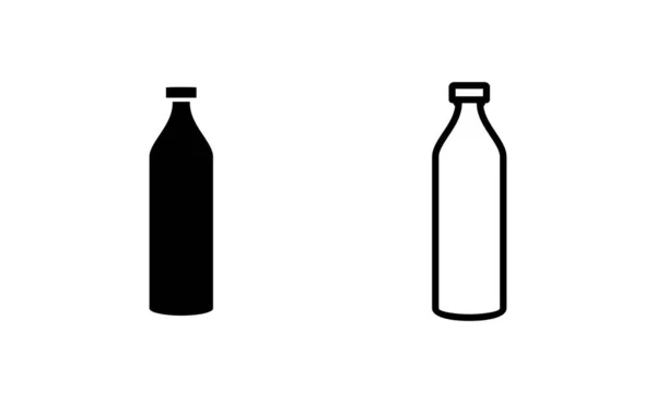 Bottle Icon Vector Web Mobile App Bottle Sign Symbol — Vettoriale Stock