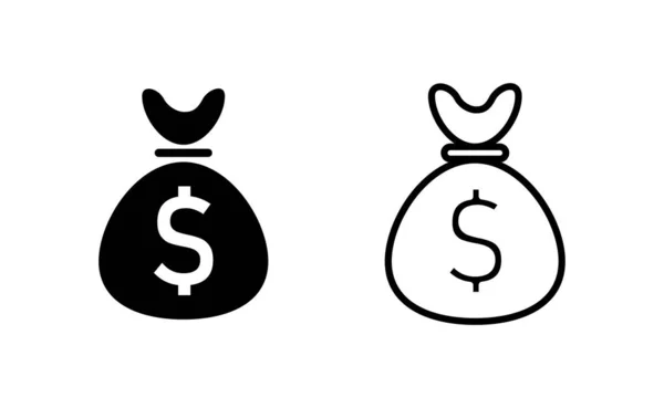 Geld Pictogram Vector Voor Web Mobiele App Geldteken Symbool — Stockvector