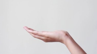 Close hand of a woman