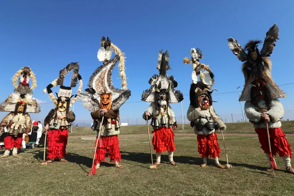 Elin Pelin Bulgaria February 2022 Masquerade Festival Elin Pelin Bulgaria — 图库照片