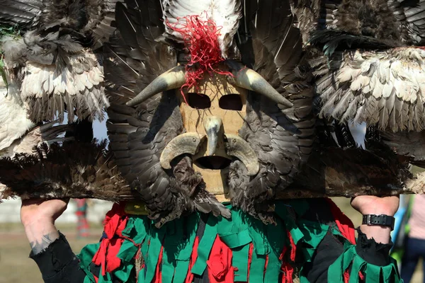 Elin Pelin Bulgaria February 2022 Masquerade Festival Elin Pelin Bulgaria — Stock Photo, Image