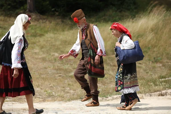 Koprivshtica Bulgaria August 2022 People Traditional Folk Costume National Folklore — 图库照片