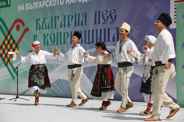 Koprivshtica Bulgaria August 2022 People Traditional Folk Costume National Folklore — ストック写真