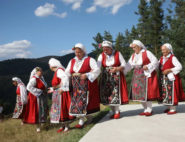 Koprivshtica Bulgaria August 2022 People Traditional Folk Costume National Folklore — Stock fotografie