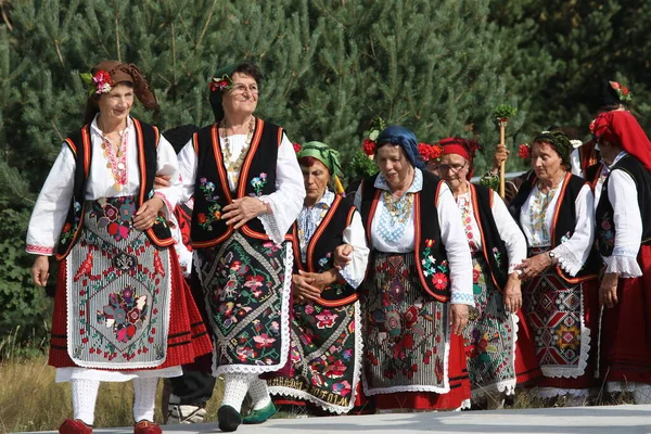 Koprivshtica Bulgaria August 2022 People Traditional Folk Costume National Folklore — Stock Fotó