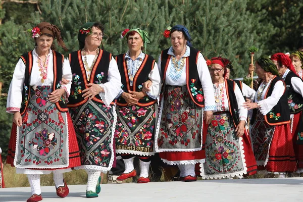 Koprivshtica Bulgaria August 2022 People Traditional Folk Costume National Folklore — Stock Fotó