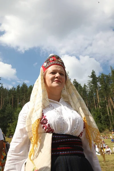 Koprivshtica Bulgaria August 2022 People Traditional Folk Costume National Folklore — Stockfoto