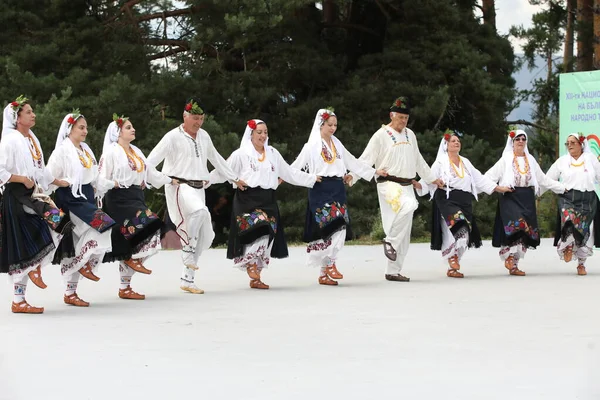 Koprivshtica Bulgaria August 2022 People Traditional Folk Costume National Folklore — Foto Stock