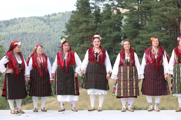 Koprivshtica Bulgaria August 2022 People Traditional Folk Costume National Folklore — Stockfoto