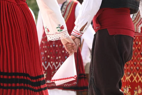 Koprivshtica Bulgaria August 2022 People Traditional Folk Costume National Folklore — Stock Photo, Image