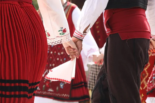 Koprivshtica Bulgaria August 2022 People Traditional Folk Costume National Folklore — Stock Photo, Image