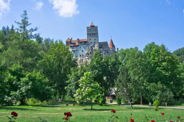 Castillo Bran Rumania Balcanes Europa — Foto de Stock