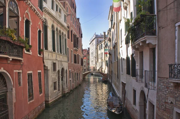 Venedig Altstadt Mit Kanalblick Italien Europa — Stockfoto