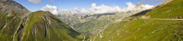 Furka Pass Road Alps Switzerland Europe — 图库照片