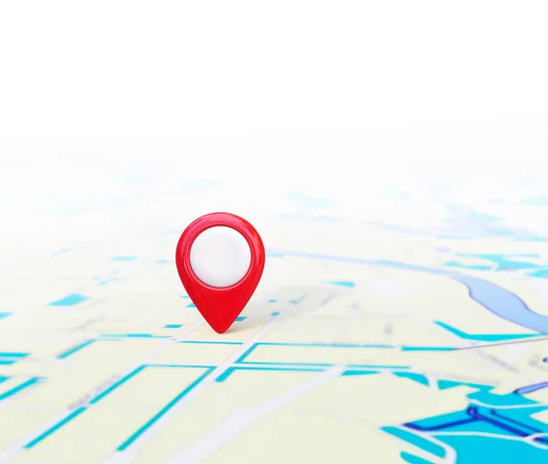 Location Map Illustration — Fotografia de Stock