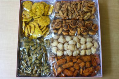 Punjabi Bhaji yakın çekimde.