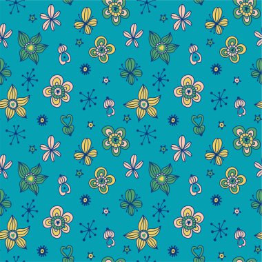 güzel desen çiçek ve sevimli detaylar