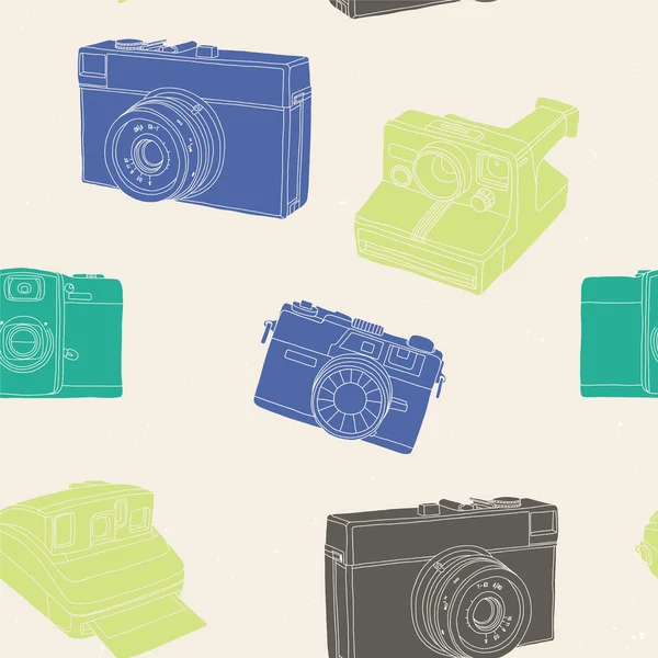 Fotografía patrón sin costura — Vector de stock