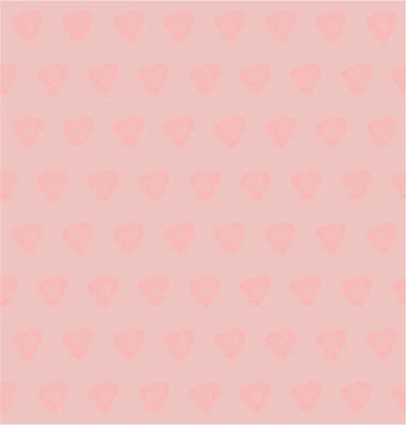 ピンクのバラとパターン — ストックベクタ