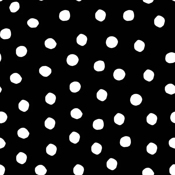 Naadloos Polka Dot Patroon Abstracte Textuur Met Papier Gesneden Kleine — Stockvector