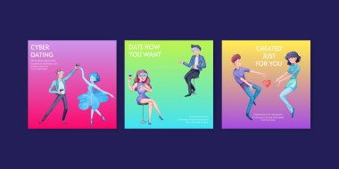 Sancak şablonu VR Tarih kavramı, suluboya stil