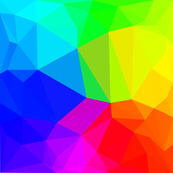 Abstraktní vektorová polygonální trojúhelník geometrické pozadí — Stockový vektor