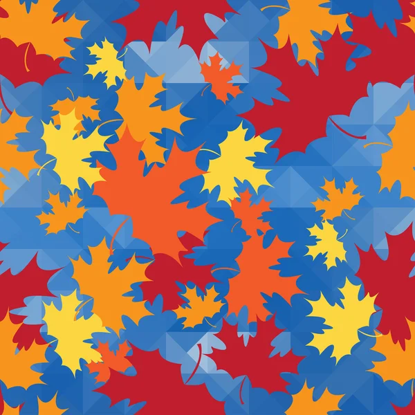 Höstens vektor sömlös ljust färgad bakgrund — Stock vektor