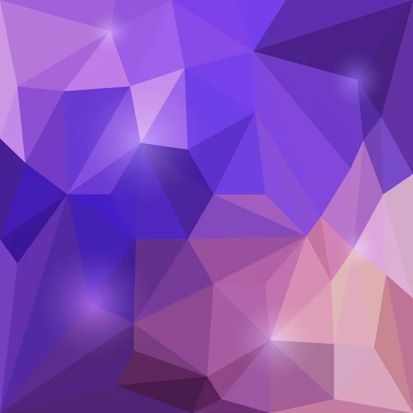 まぶしいライトと抽象的な明るい紫色色ベクトル三角形幾何学的背景 — ストックベクタ