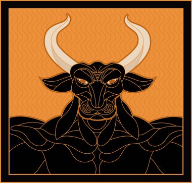 greek style Minotaur mythology monster