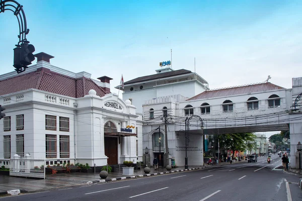 Bank Mandiri Building Asia Africa Street Historical Place Bandung Indonesia — Stock Photo, Image