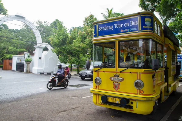 Bandros Bandung Tour Bus Bandung November 2020 — Stock Photo, Image