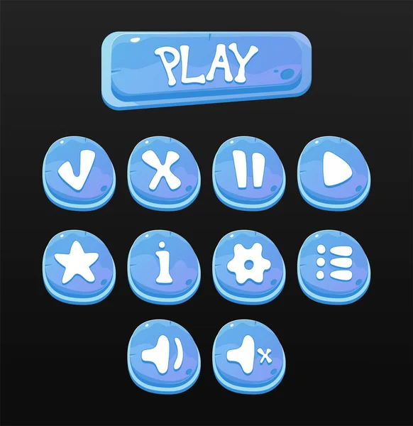 Menus de kit de interface do usuário de jogos casuais telas pop-up e  elementos de jogo