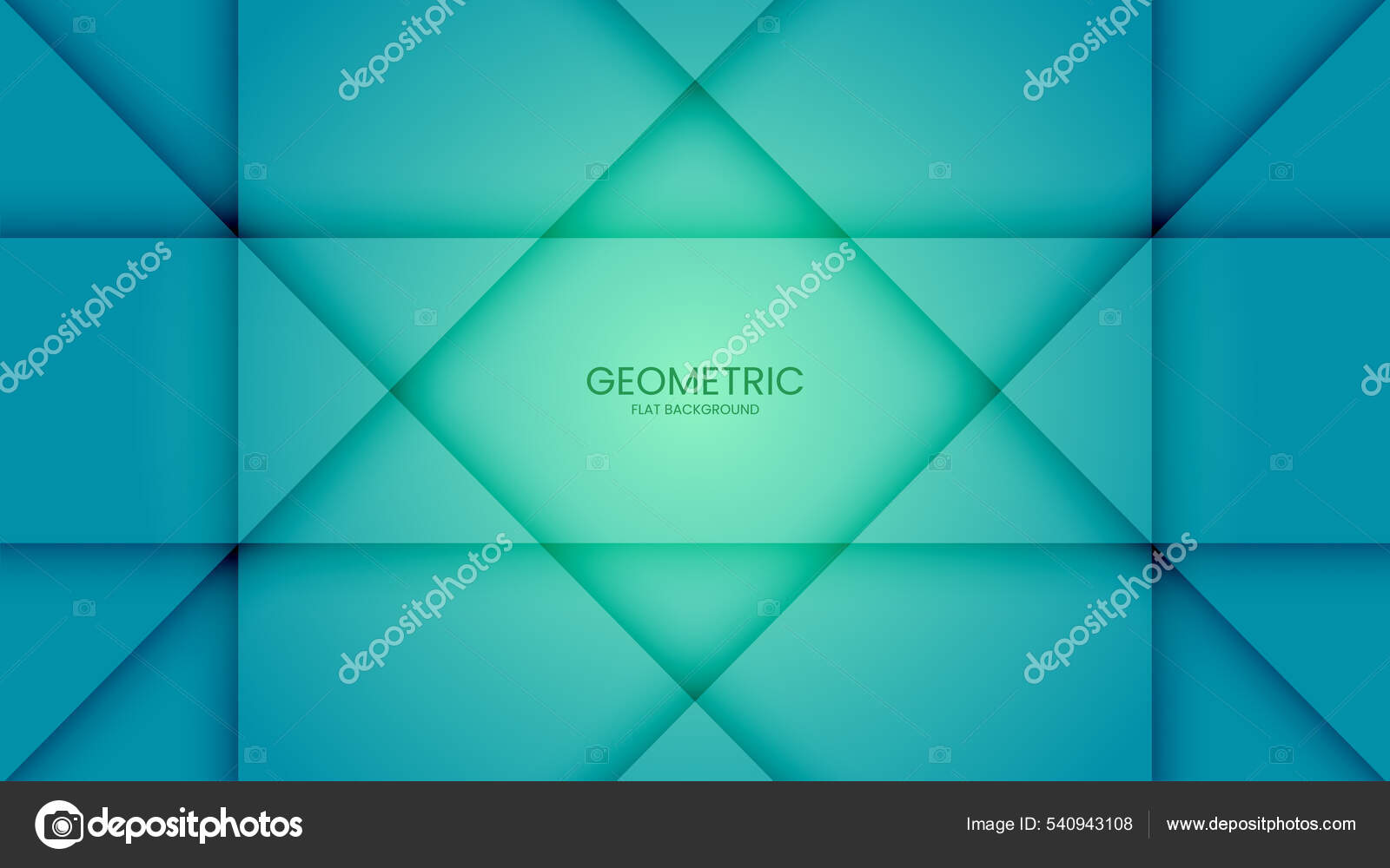 Abstract Green Light Geometric Shape Background Stock Vector by ©MZNF