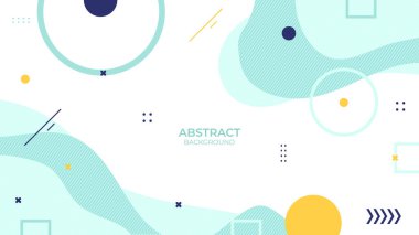 Abstract background soft color with geometric object