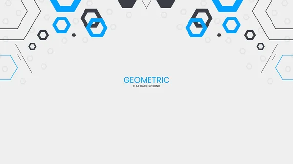 Background Geometric Abstract Flat Polygon Object — Stock Vector
