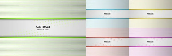 Abstract Background Line Gradient Green Blue Yellow Red Purple Style — Stock vektor