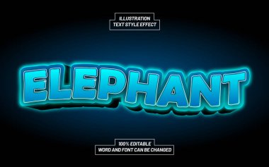 Fil 3B Kalın Metin Efekti