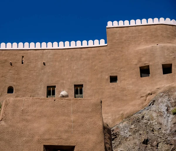 Muscat Umman 'daki antik kale. Yüksek kalite fotoğraf