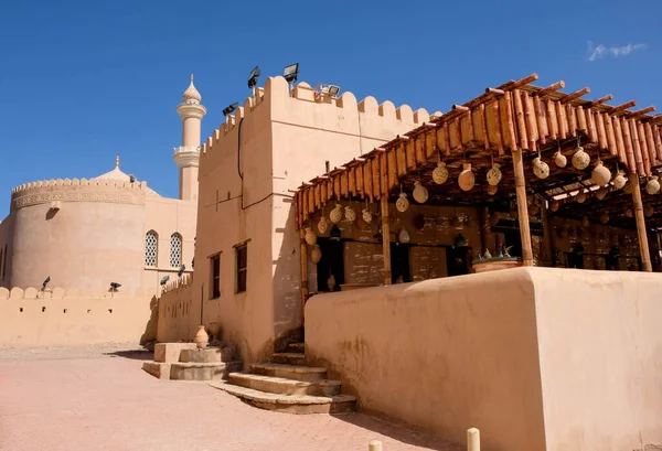 Nizwa Oman 'daki antik kale. Yüksek kalite fotoğraf