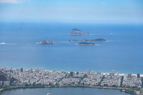 Ipanema beach aerial view Rio de Janeiro Brazil . High quality photo