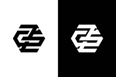 harf logo tasarım vektör şablonu