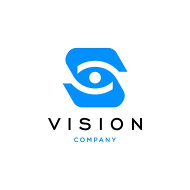 Yaratıcı harf S logo tasarımı
